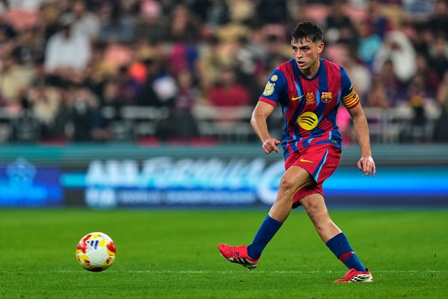 Pedri Berani Sesumbar Barcelona Mampu Melakukannya saat selebrasi bersama pemain Barcelona