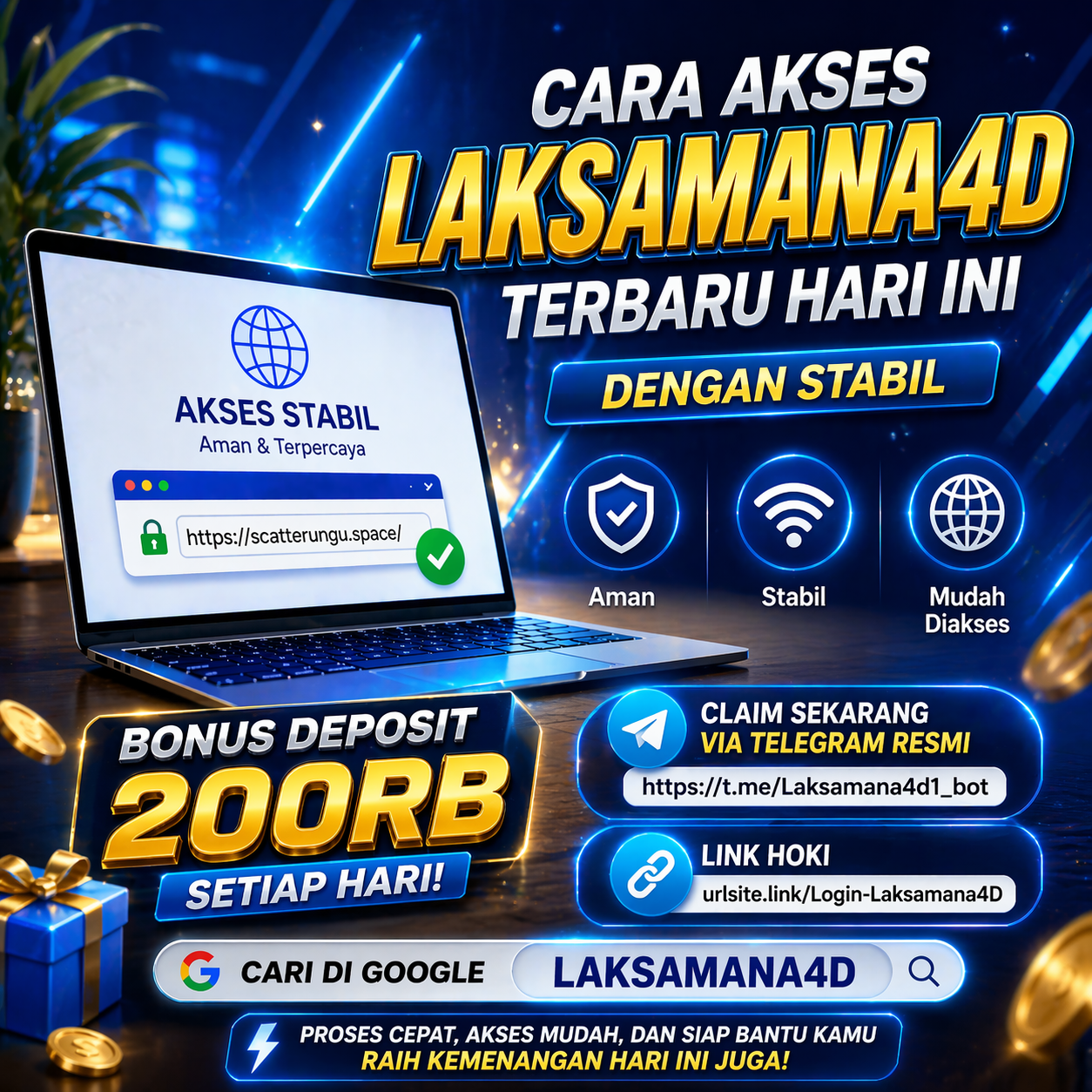 Cara Akses Laksamana4D Terbaru Hari Ini dengan Stabil dan Aman