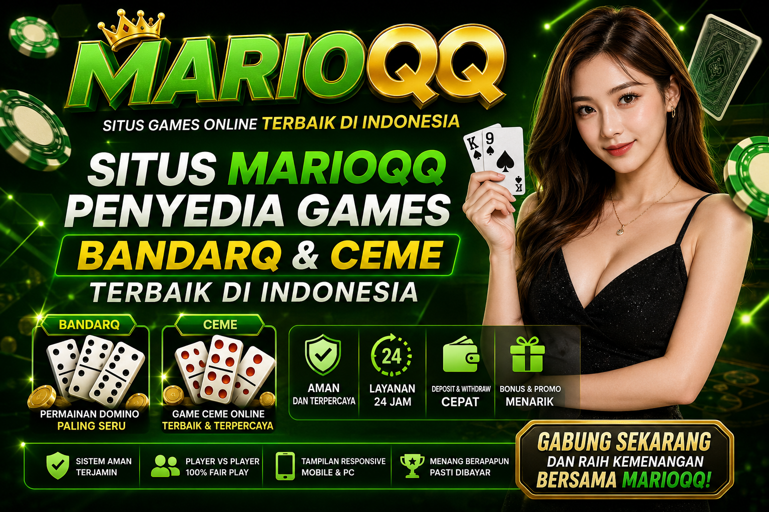 MARIOQQ situs BandarQ dan Ceme terbaik di Indonesia