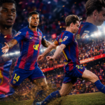 Frenkie De Jong dan Marcus Rashford bersama Barcelona